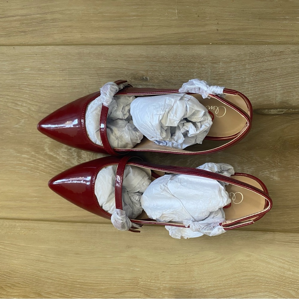 MIA Amore Sauraa Womens Pointed Closed Toe Stiletto Heel Pumps in Wine - NWT - Picture 6 of 12